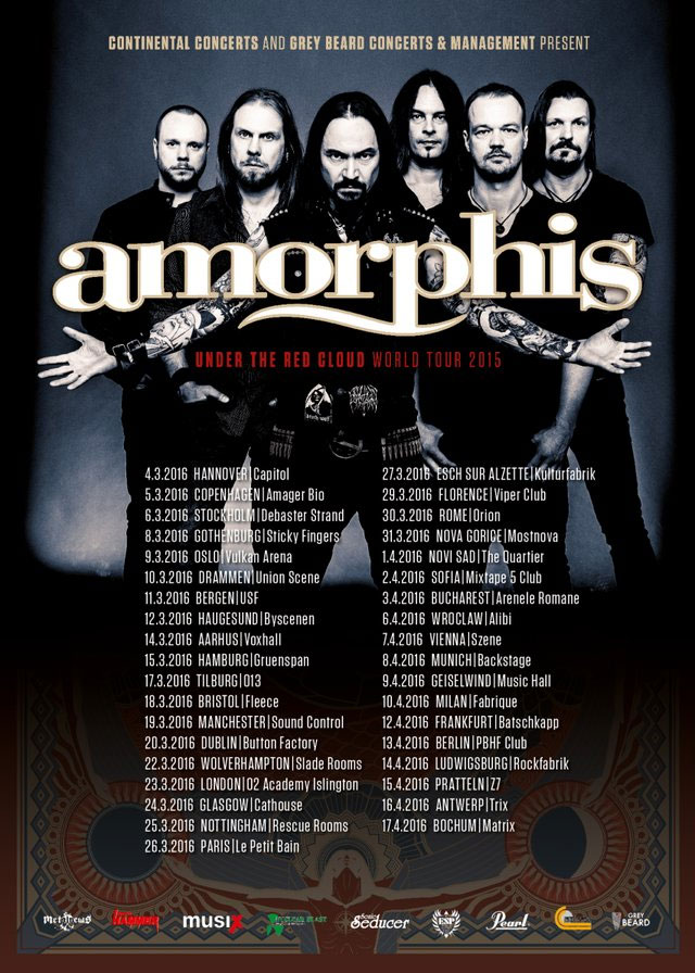 Amorphis - Headliner Europa Tour 2016 