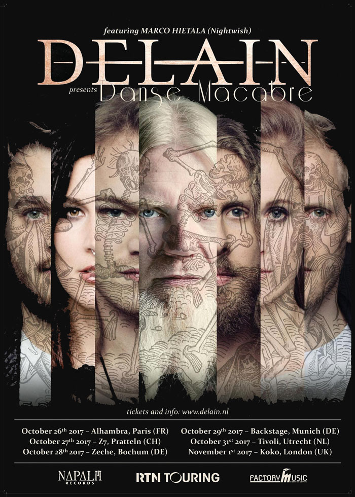 2017-10-28 Delain - spielen spezielle Shows mit Marco Hietala (Nightwish)