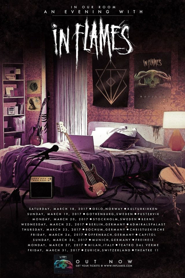 2016-03-22 - Ein Abend mit In Flames - Mini-Tour - Wohnzimmerathmosphäre pur! 
