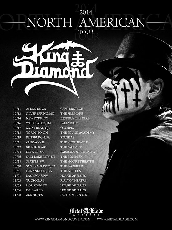 King Diamond - Nordamerika Tour 2014